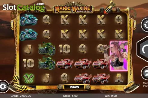 Οθόνη2. Manic Maxine: Plunder Road Κουλοχέρης