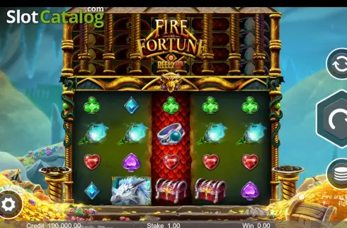 Οθόνη2. Fire and Fortune ReelzUp Κουλοχέρης