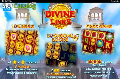 Οθόνη2. Divine Links Κουλοχέρης