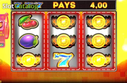 Οθόνη3. Coins on Fire Κουλοχέρης 