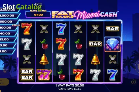 Οθόνη4. FatStacks Miami Cash Κουλοχέρης 