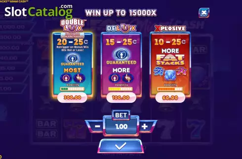 Οθόνη6. FatStacks Miami Cash Κουλοχέρης 