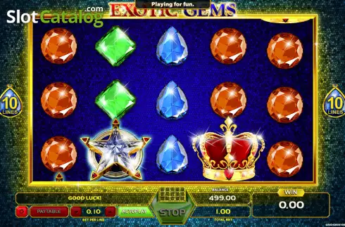 Οθόνη2. Exotic Gems Κουλοχέρης 