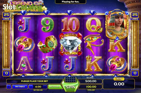 Οθόνη2. Legend of Cleopatra (Lucky Games) Κουλοχέρης