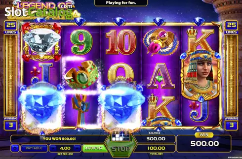Οθόνη3. Legend of Cleopatra (Lucky Games) Κουλοχέρης
