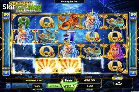 Οθόνη3. Secret of Atlantis Κουλοχέρης