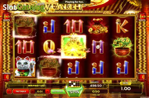 Οθόνη3. God of Wealth (Lucky Games) Κουλοχέρης
