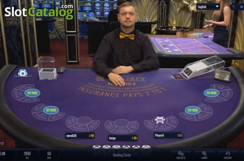 Οθόνη2. Blackjack (LuckyStreak) Κουλοχέρης