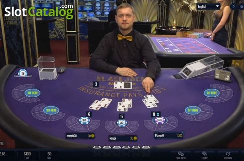 Οθόνη3. Blackjack (LuckyStreak) Κουλοχέρης