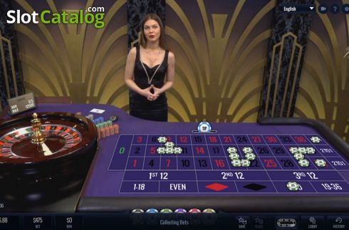 Οθόνη2. Roulette (LuckyStreak) Κουλοχέρης