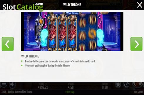 Οθόνη8. Daniela Blume Golden Throne Κουλοχέρης