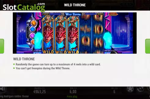 Οθόνη6. Fanny Rodrigues Golden Throne Κουλοχέρης
