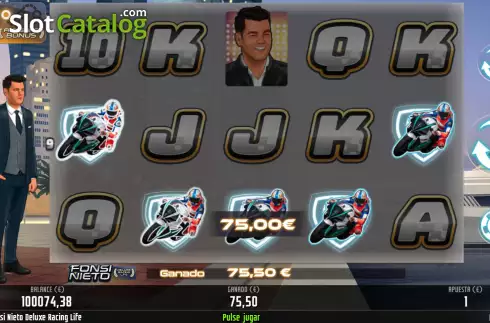 Οθόνη3. Fonsi Nieto Deluxe Racing Life Κουλοχέρης 
