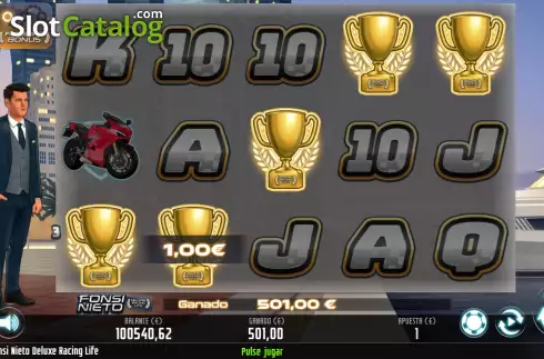 Οθόνη4. Fonsi Nieto Deluxe Racing Life Κουλοχέρης 