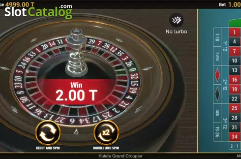 Οθόνη5. Ruleta Grand Croupier El Dioni Κουλοχέρης