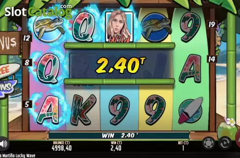 Οθόνη3. Lucía Martiño Lucky Wave Κουλοχέρης