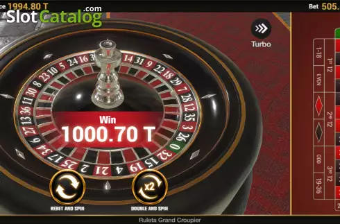 Οθόνη5. Ruleta Grand Croupier Chiquito Κουλοχέρης 