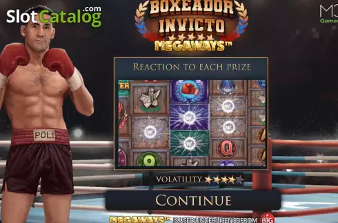 Οθόνη2. Boxeador Invicto Megaways Κουλοχέρης