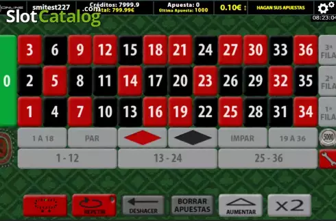 Οθόνη2. Ruleta Magic Red Κουλοχέρης