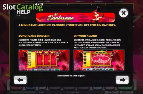 Οθόνη7. RF Burlesque (MGA Games) Κουλοχέρης