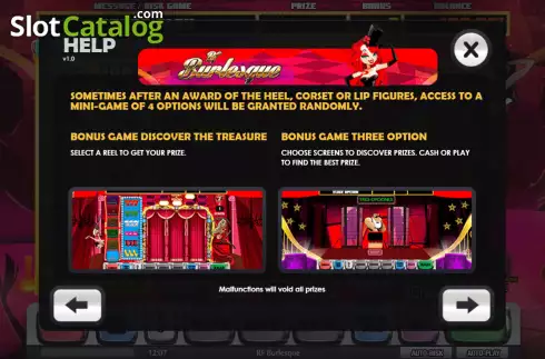 Οθόνη8. RF Burlesque (MGA Games) Κουλοχέρης