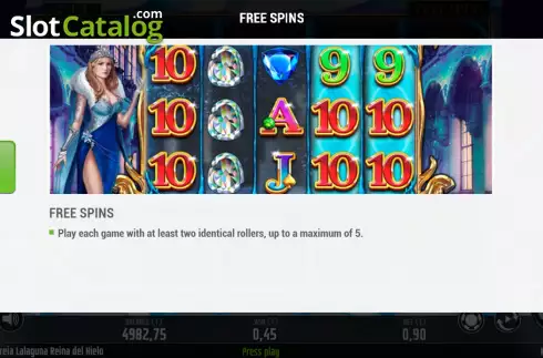 Οθόνη8. Mireia Lalaguna Reina del Hielo Κουλοχέρης 