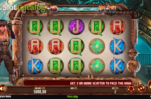 Οθόνη2. Captain Nemo (MGA Games) Κουλοχέρης 