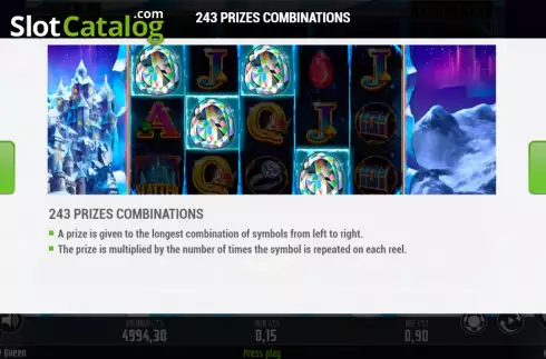 Οθόνη7. Ice Queen (MGA Games) Κουλοχέρης