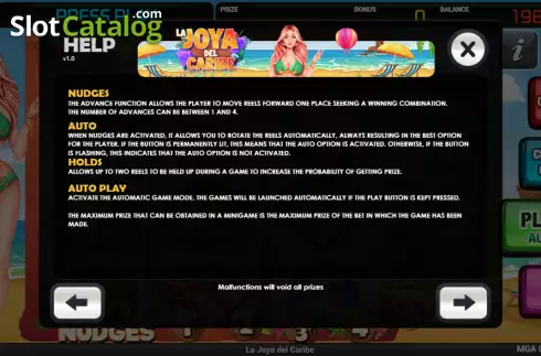 Οθόνη6. La Joya del Caribe Κουλοχέρης 