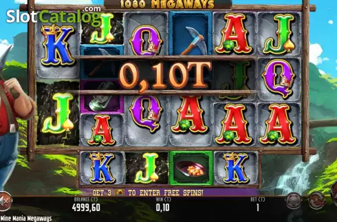 Οθόνη3. Mina de Oro Mania Megaways Κουλοχέρης