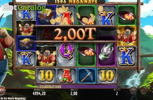 Οθόνη4. Mina de Oro Mania Megaways Κουλοχέρης
