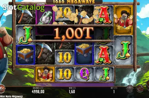 Οθόνη5. Gold Mine Mania Megaways Κουλοχέρης 