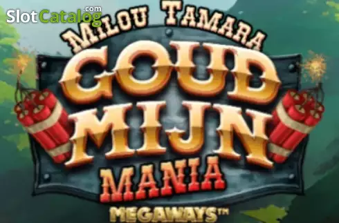 Milou Tamara Goudmijn Mania Megaways Λογότυπο Milou Tamara Goudmijn Mania Megaways Λογότυπο