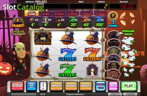Οθόνη3. Chiquito Halloween Κουλοχέρης 