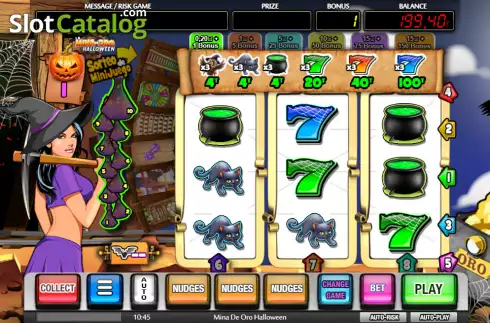 Οθόνη3. La Mina de Oro Halloween Κουλοχέρης