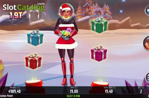 Οθόνη4. Christmas Planet Κουλοχέρης