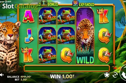 Οθόνη2. Jaguar Quest Κουλοχέρης