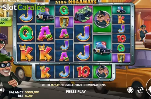 Οθόνη2. Take the Money Megaways Κουλοχέρης 