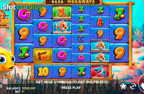 Οθόνη2. Mar Dorado Megaways Κουλοχέρης