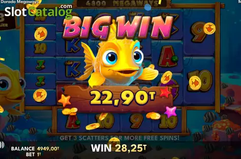 Οθόνη3. Mar Dorado Megaways Κουλοχέρης