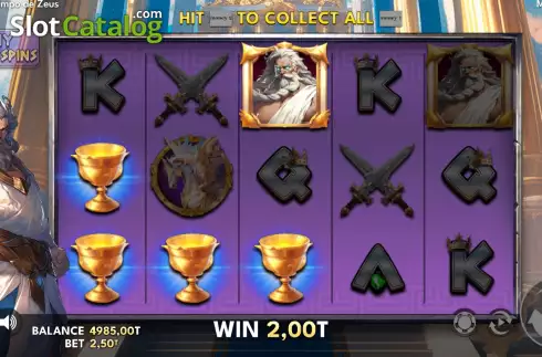 Οθόνη3. Olimpo de Zeus Κουλοχέρης