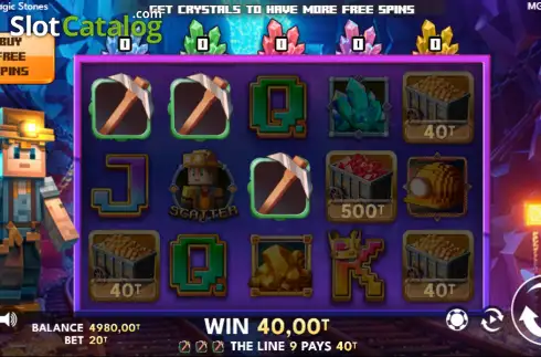Οθόνη3. Magic Stones Κουλοχέρης