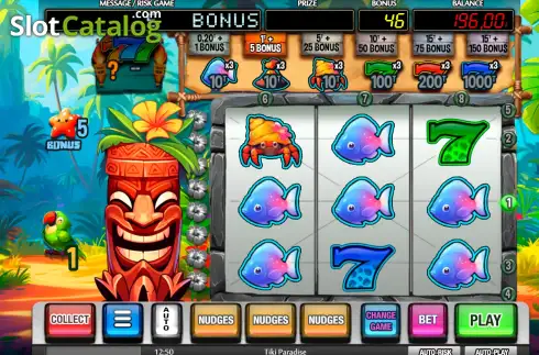 Οθόνη3. Tiki Paradise (MGA Games) Κουλοχέρης
