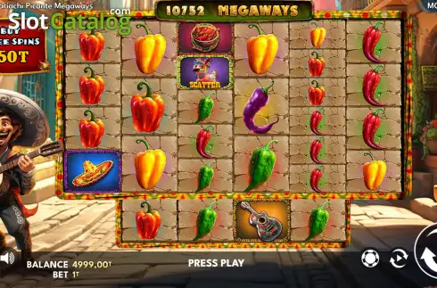 Οθόνη2. Spicy Mariachi Megaways Κουλοχέρης 