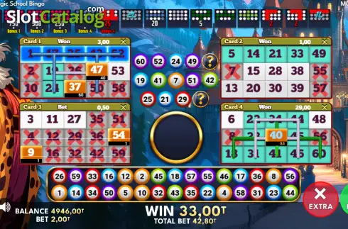 Οθόνη3. Magic School Bingo Κουλοχέρης 