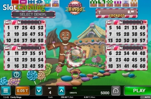 Οθόνη2. Candy Bingo (MGA) Κουλοχέρης 