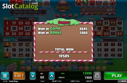 Οθόνη6. Candy Bingo (MGA) Κουλοχέρης 