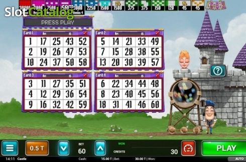 Οθόνη2. Castle Bingo Κουλοχέρης
