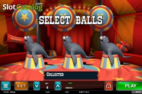 Οθόνη4. Circus Bingo Κουλοχέρης 