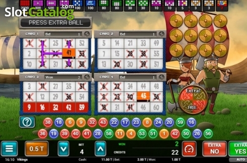 Οθόνη3. Vikings Bingo Κουλοχέρης
